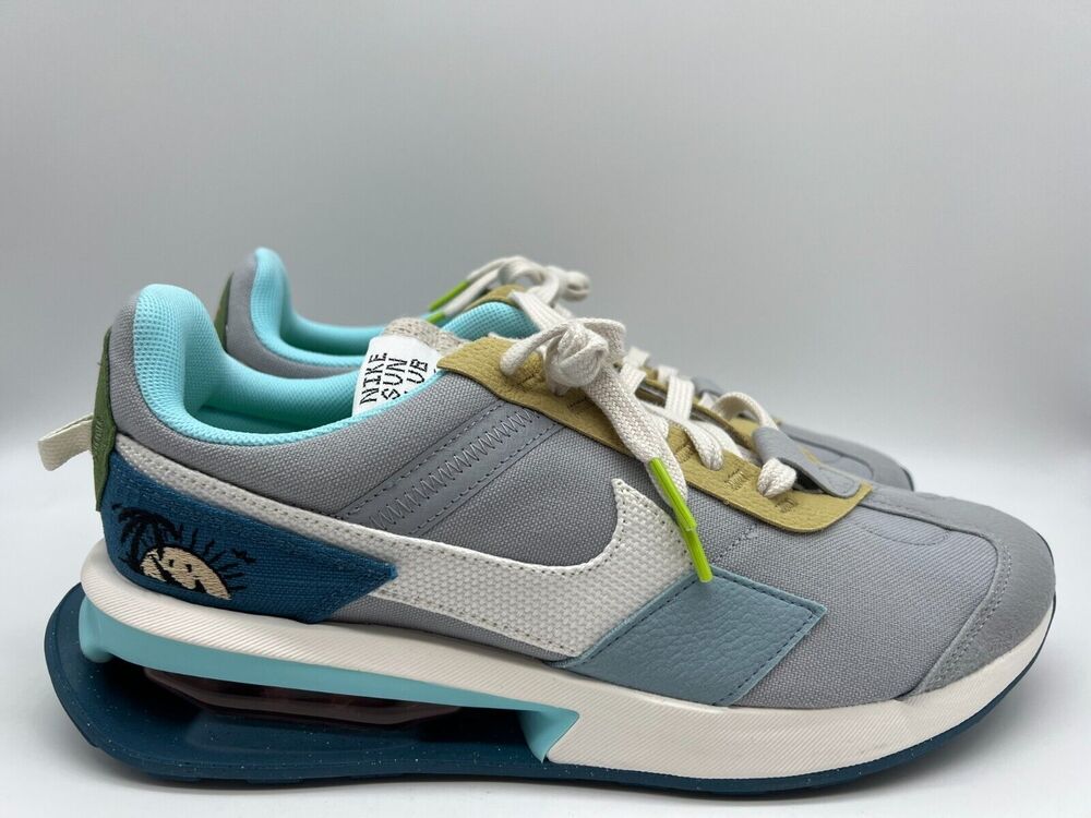 Nike Air Max Pre-Day SE Wolf Grey Sail Rift Blue Sneakers DM0037-001 Men's 10